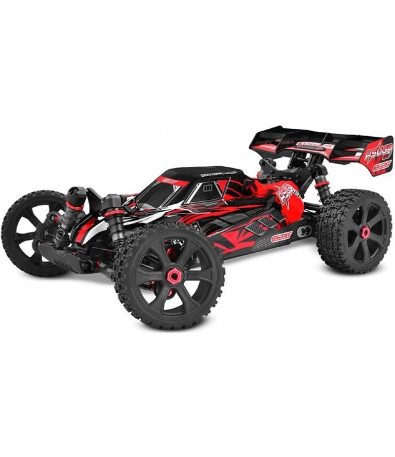 Corally Asuga XLR 6S 4WD Brushless Large Scale RTR Buggy (Red) w/2.4GHz Radio