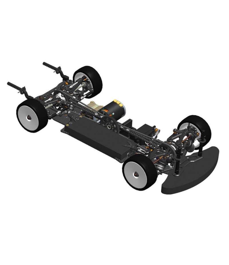 Serpent Medius X25 EP 4WD 1/10 On-Road Touring Car Kit (Carbon Chassis)