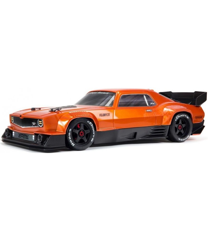 Arrma 1/7 FELONY 6S BLX Street Bash All-Road Muscle Truck RTR (Orange)