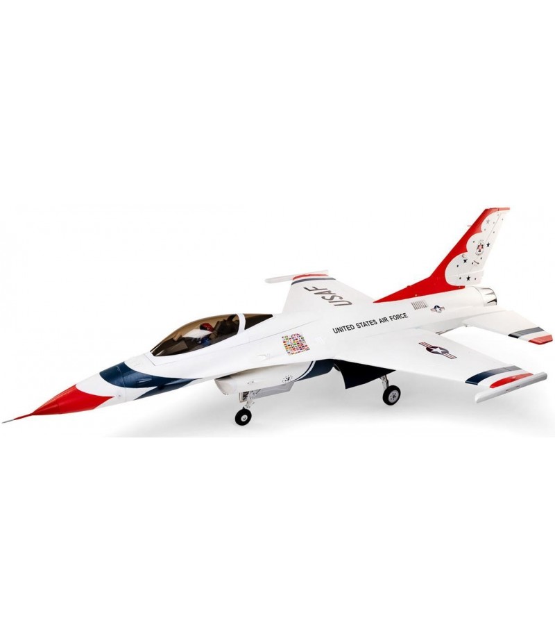 E-flite F-16 Thunderbird 80mm ARF Plus EDF Jet Airplane (1000mm)
