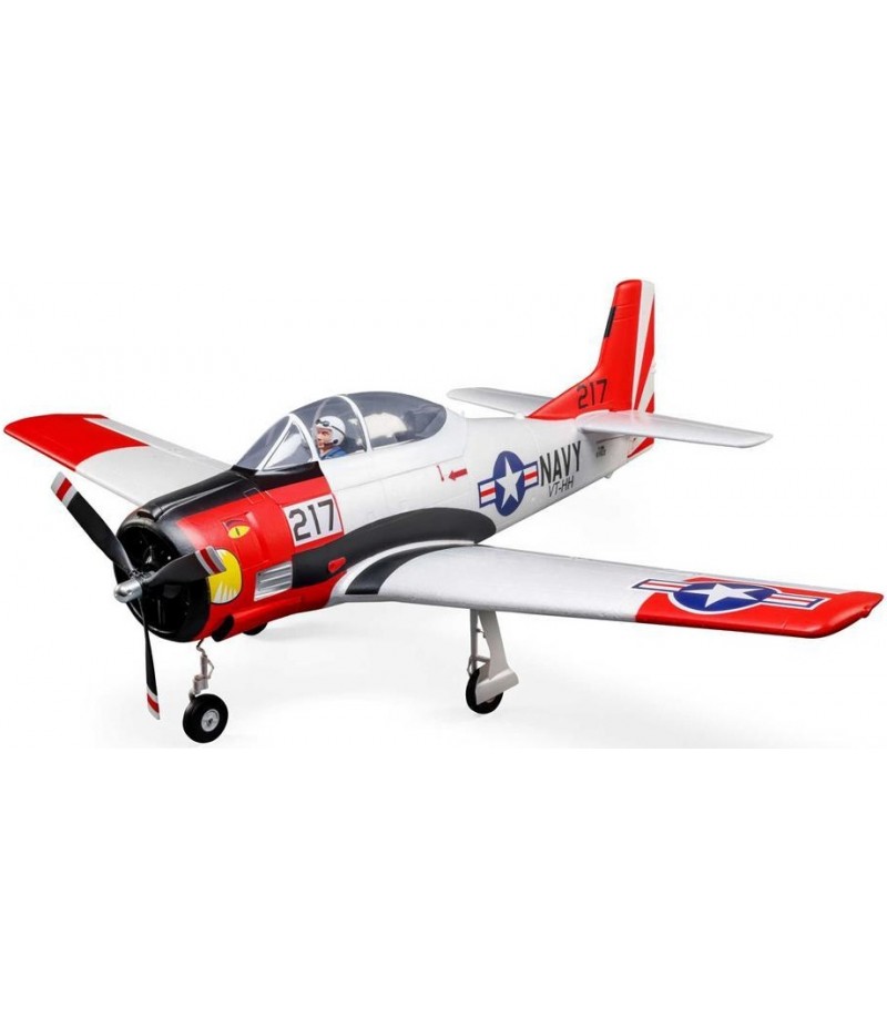 E-flite T-28 Trojan 1.2m Bind-N-Fly Basic Electric Airplane w/Smart ESC, AS3X & SAFE