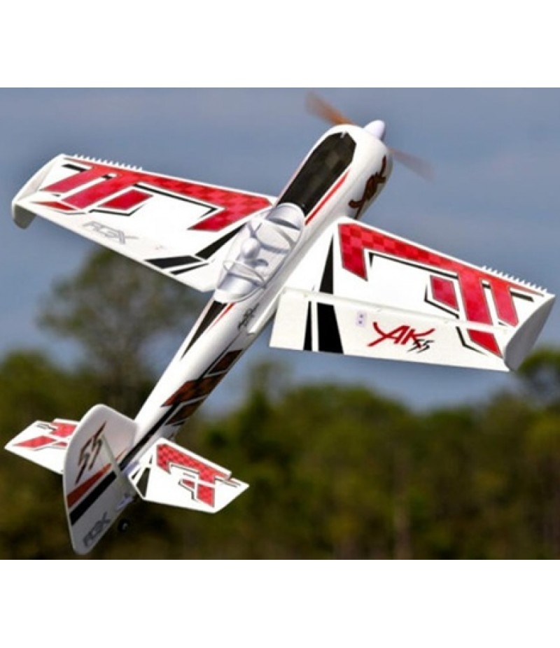 Flex Innovations QQ Yak 55 10E Super PNP Electric Airplane (Night Red) (1196mm)