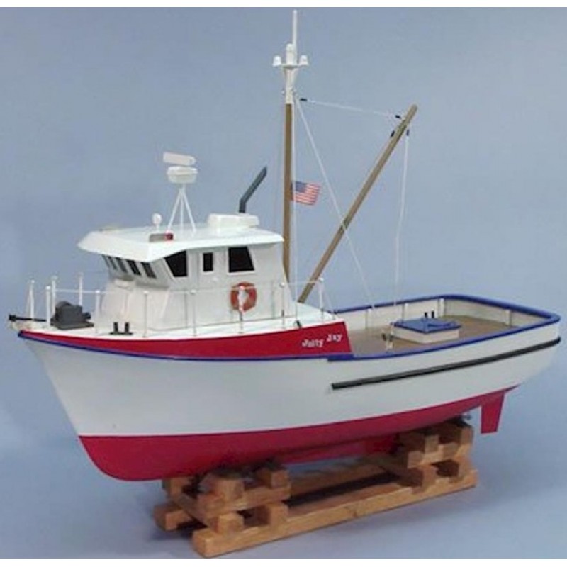 Dumas Boats 1/30 The Jolly Jay Trawler Boat Kit, 24"