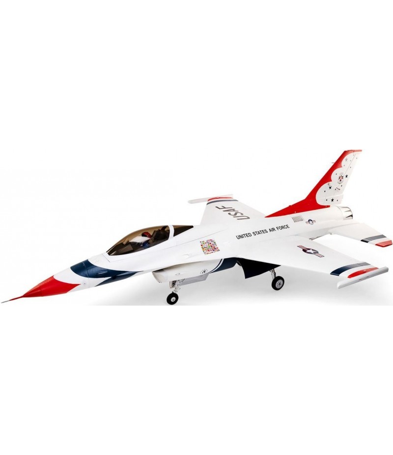 E-flite F-16 Thunderbird 80mm BNF Basic EDF Jet Airplane (1000mm) w/AS3X & SAFE Technology