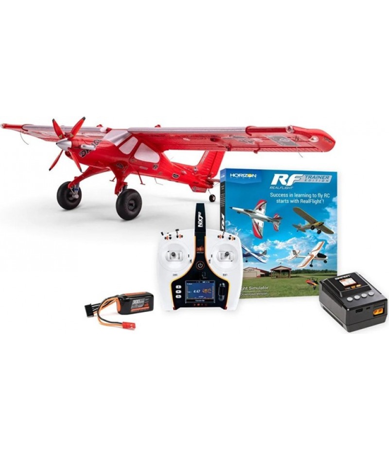 E-flite Micro DRACO Bind-N-Fly Basic Electric Airplane Ultimate Combo (800mm)