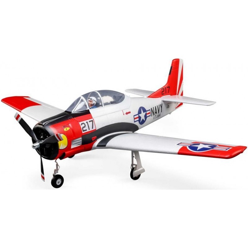 E-flite T-28 Trojan 1.2m Bind-N-Fly Basic Electric Airplane w/Smart ESC, AS3X & SAFE