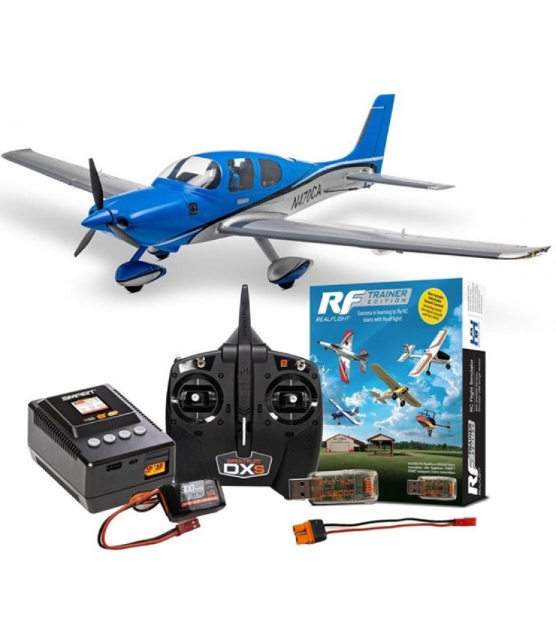 E-flite UMX Cirrus SR22T BNF Basic Ultimate Combo