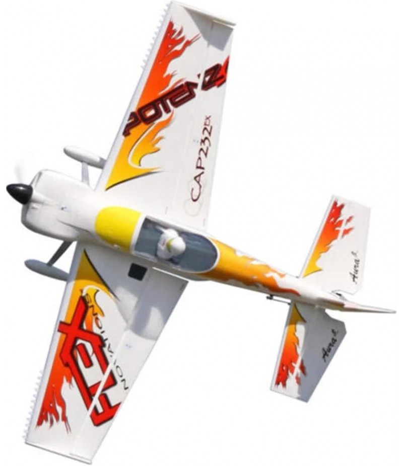Flex Innovations QQ Cap 232EX 60E G2 Super PNP Electric Airplane (Night Yellow) (1531mm)
