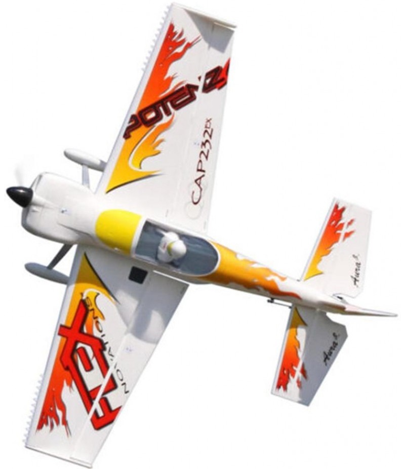 Flex Innovations QQ Cap 232EX 60E G2 Super PNP Electric Airplane (Yellow) (1531mm)