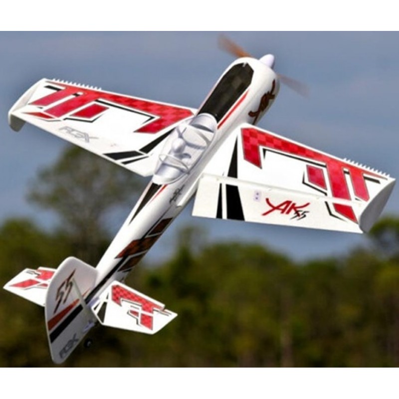 Flex Innovations QQ Yak 55 10E Super PNP Electric Airplane (Night Red) (1196mm)