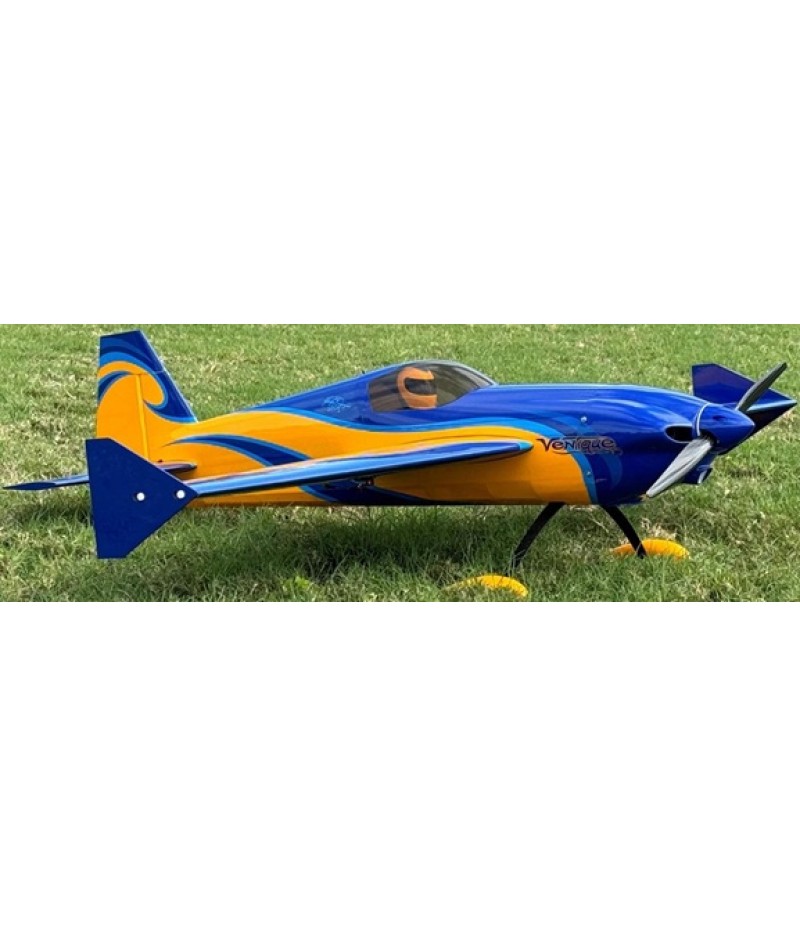 Flex Innovations Ventique 60E G2 Pro ARF Electric Airplane (Yellow/Blue) (1495mm)