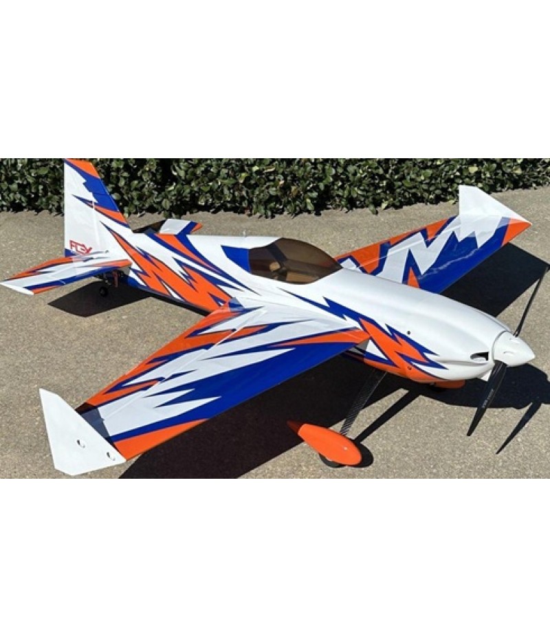 Flex Innovations Ventique 60E G2 Pro Super PNP Electric Airplane (Orange/Blue) (1495mm)