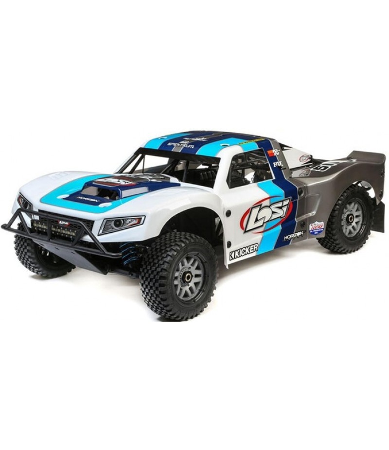 Losi 5IVE-T 2.0 V2 1/5 Bind-N-Drive 4WD Short Course Truck (Grey/Blue/White) w/32cc Gasoline Engine