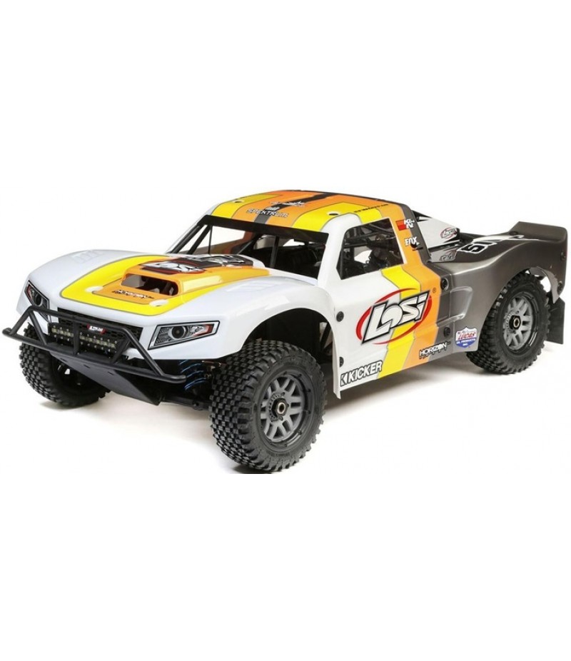Losi 5IVE-T 2.0 V2 1/5 Bind-N-Drive 4WD Short Course Truck (Grey/Orange/White) w/32cc Gasoline Engine