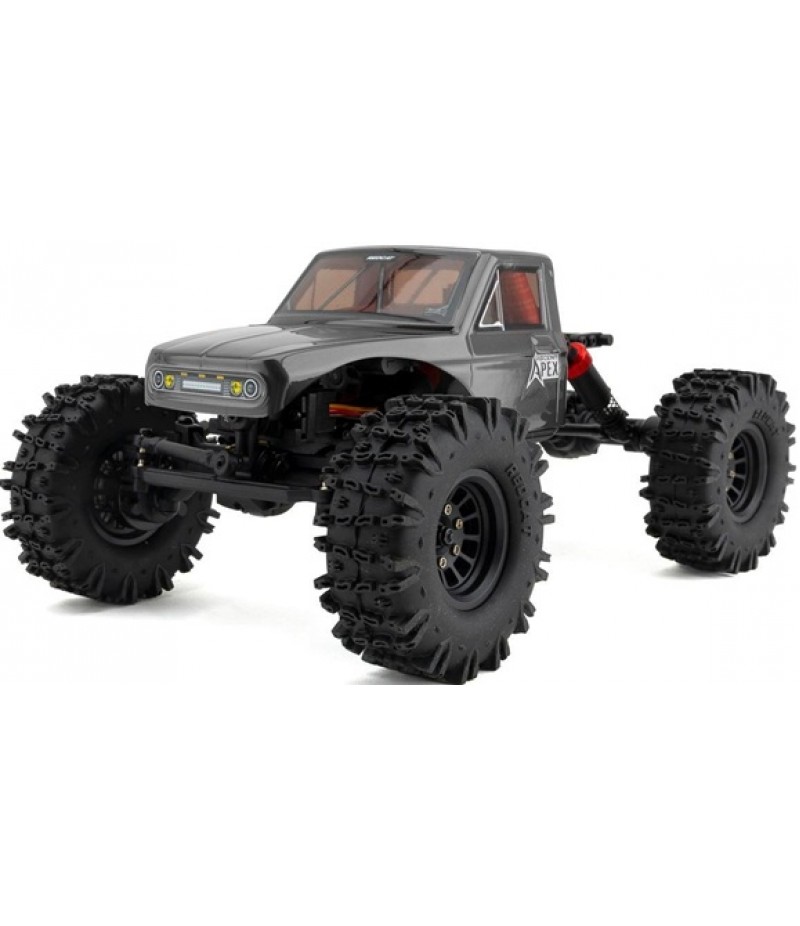 Redcat Ascent-18 Apex 1/18 4WD RTR Brushless Rock Crawler (Dark Metallic Gray) w/2.4GHz Radio, Battery & Charger
