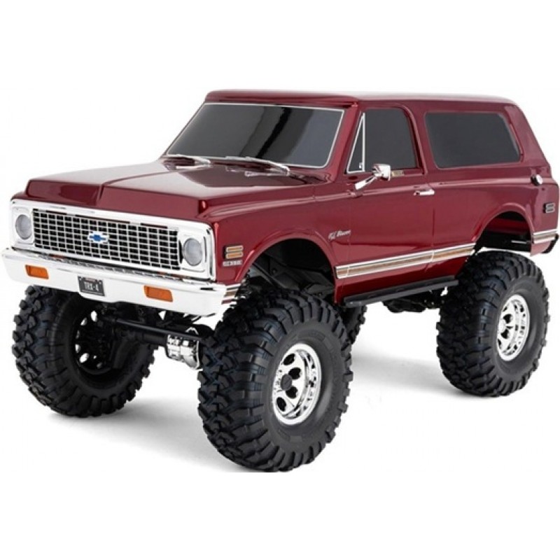 Traxxas TRX-4 1/10 High Trail Edition RC Crawler w/'72 Chevy K5 Blazer Body (Red) & TQi 2.4GHz Radio